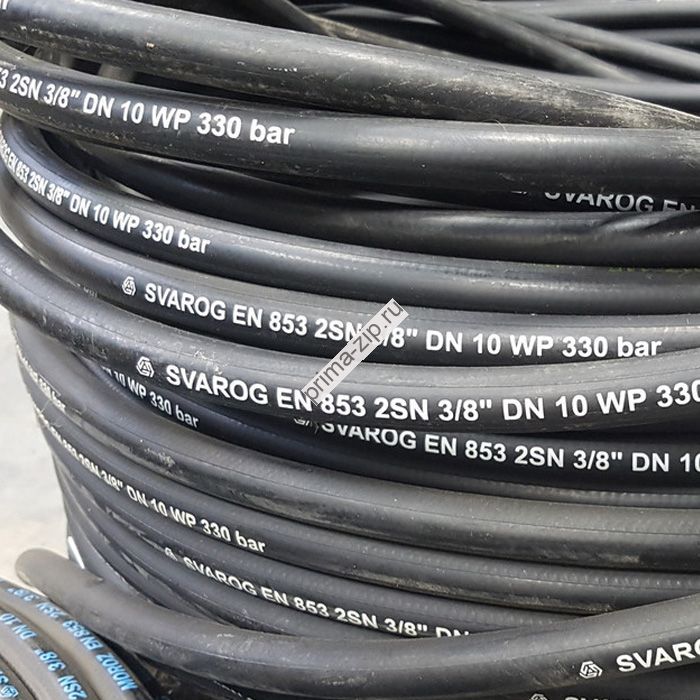 Рукав высокого давления 2 SN DIN EN 853 2sn,dn 25 i.d. 1" -w.p. 165 bar.