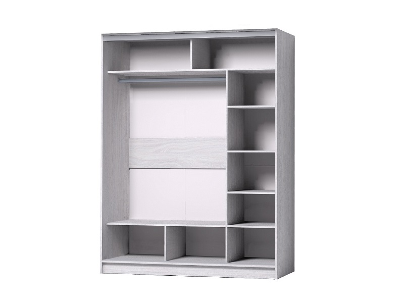 Шкаф-купе Strike 1600 Ясень Анкор светлый с зеркалом