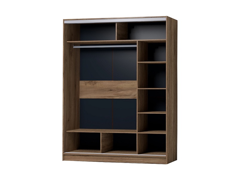 Шкаф-купе Strike  1600 Дуб Крафт табачный