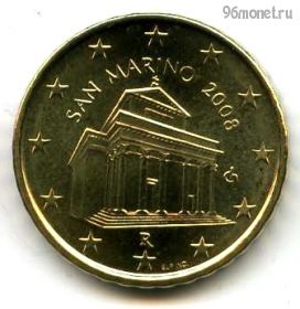 Сан-Марино 10 евроцентов 2008