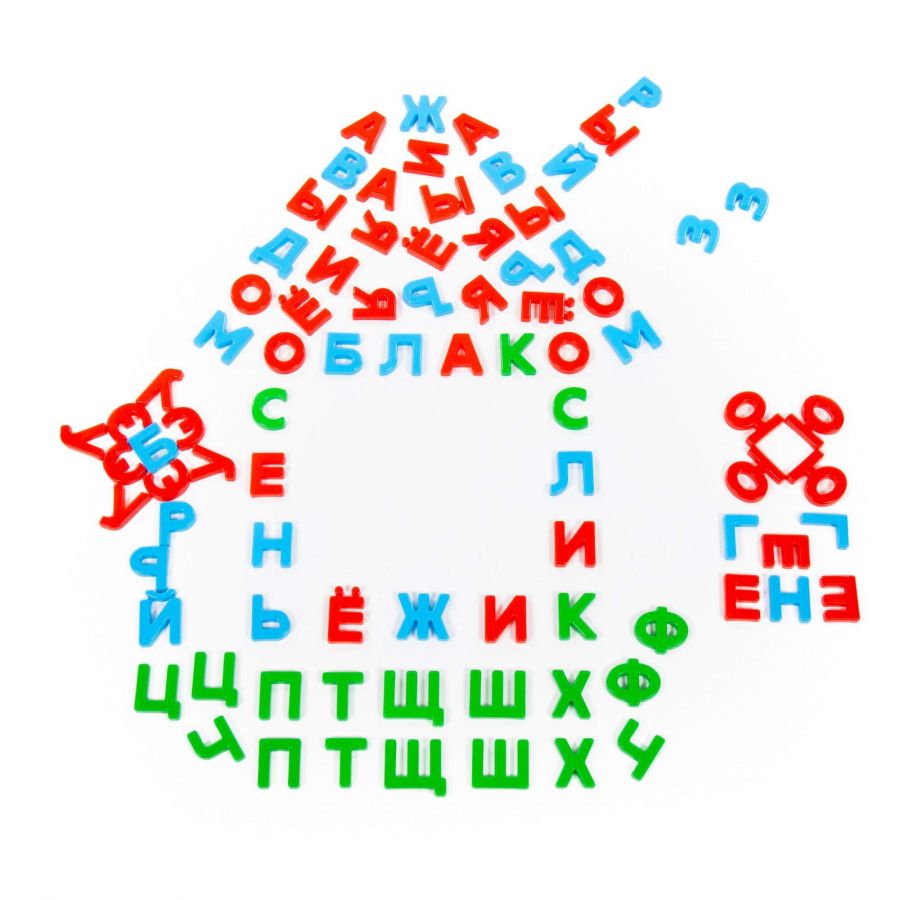Набор "Первые уроки" (86 букв) (в коробке)