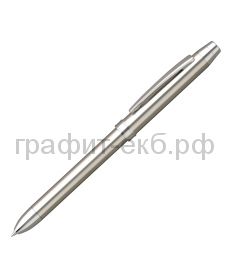 Ручка шариковая Penac ELE-SS синяя+красная+грифель+ластик silver/slive TF1601SS-GC10