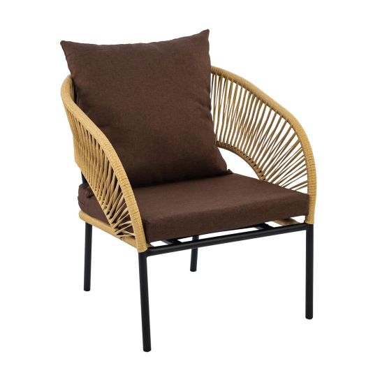 Кресло LUNA с комплектом подушек (Грано)