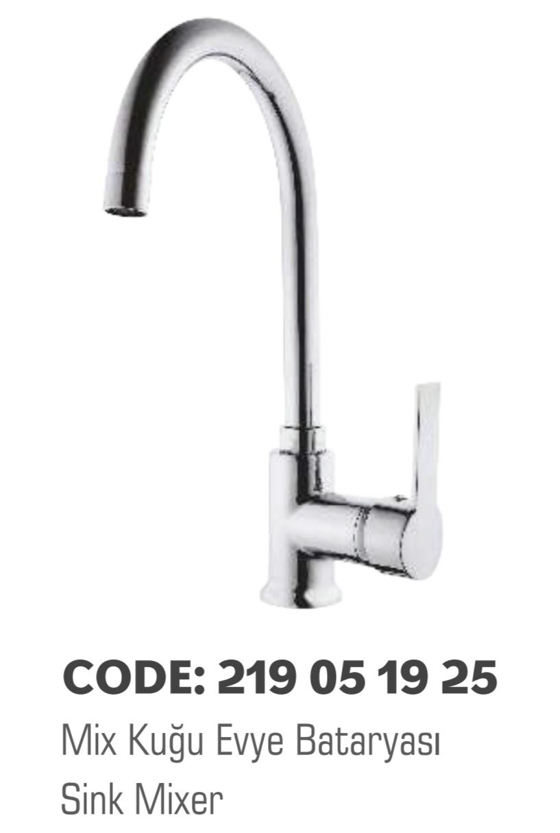 Mətbəx suqarışdırıcısı ORİON, Faucet, German Technoloji, kod: 219 04 19 24, GİCORA (Türkiyə)