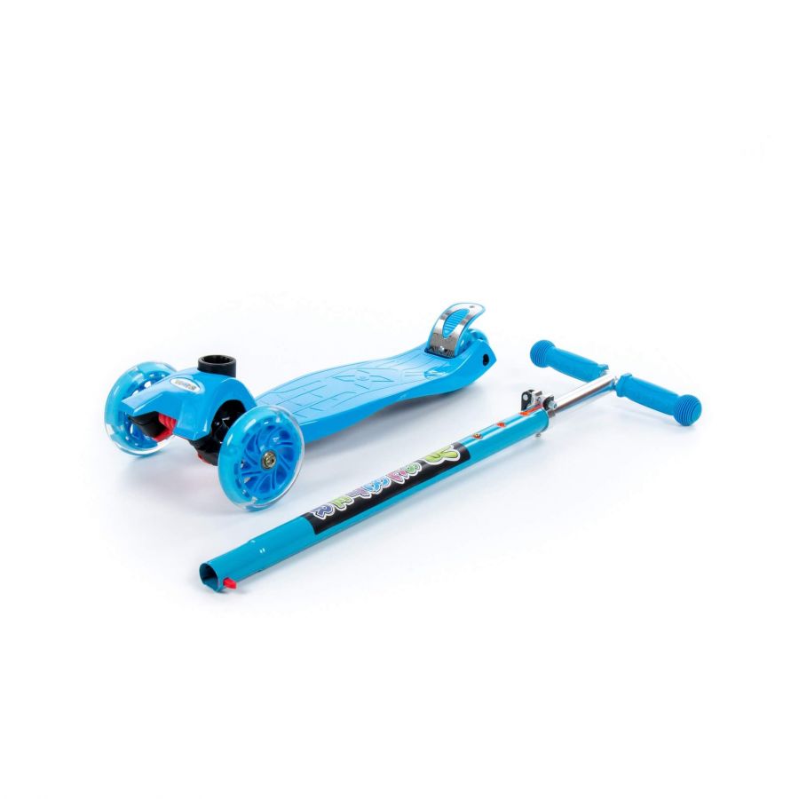 0072 Детский самокат (голубой) (в коробке)
