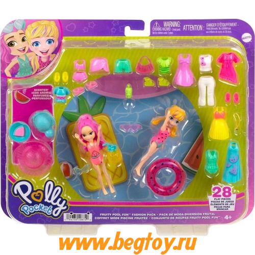 MATTEL  Polly Pocket and Friends с различными модными аксессуарами HNF51-HKV95