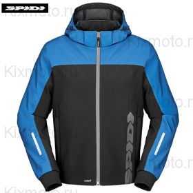 Куртка Spidi Hoodie II H2Out, Черно-синяя