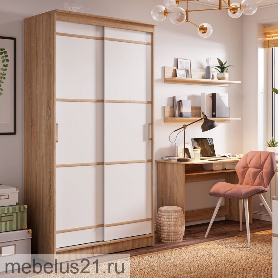 Шкаф купе 1,14 м Сакура