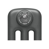 Стальной трубчатый радиатор Rifar TUBOG 3057 подключение нижнее одностороннее с термоклапаном Титан (RAL 9223) схема 5