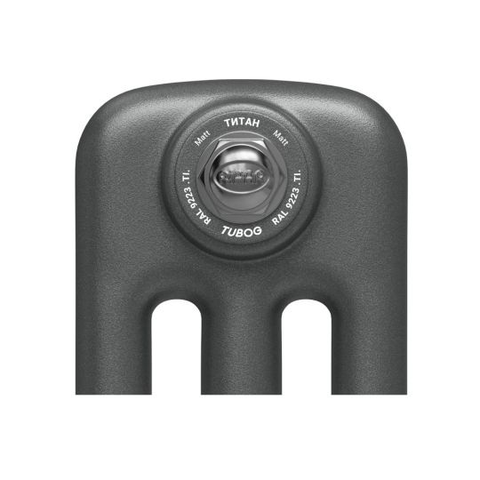 Стальной трубчатый радиатор Rifar TUBOG 3057 подключение нижнее одностороннее с термоклапаном Титан (RAL 9223) схема 5