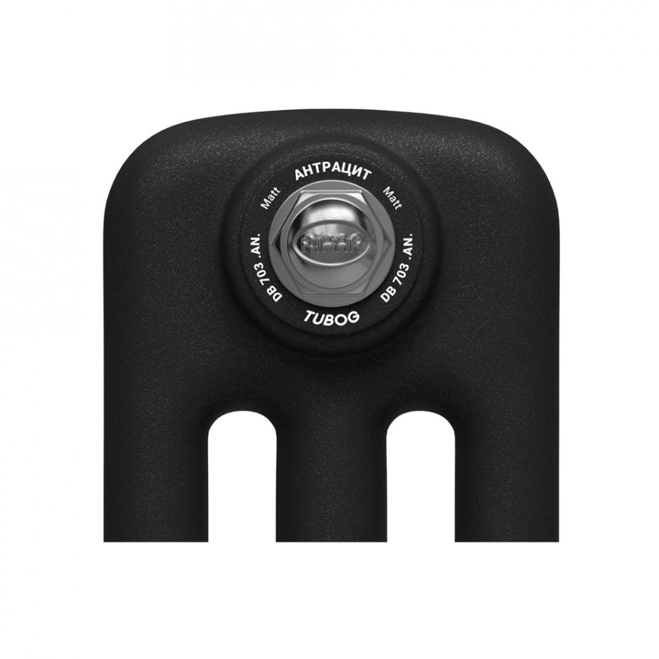 Стальной трубчатый радиатор Rifar TUBOG 2052 подключение боковое Антрацит (DB_703)