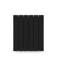 Биметаллический радиатор Rifar SUPReMO Ventil 500 нижнее правое подключение Антрацит (DB_703) схема 4