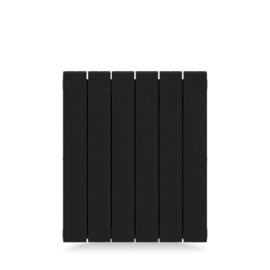 Биметаллический радиатор Rifar SUPReMO Ventil 500 нижнее правое подключение Антрацит (DB_703) схема 4