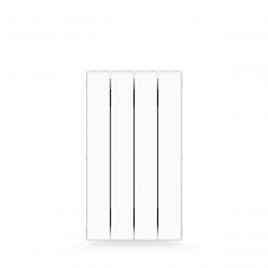 Биметаллический радиатор Rifar SUPReMO 500 боковое подключение Белый (RAL 9016) схема 2