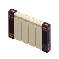 Биметаллический радиатор Rifar Monolit 500 боковое подключение Айвори (RAL 1013) схема 6