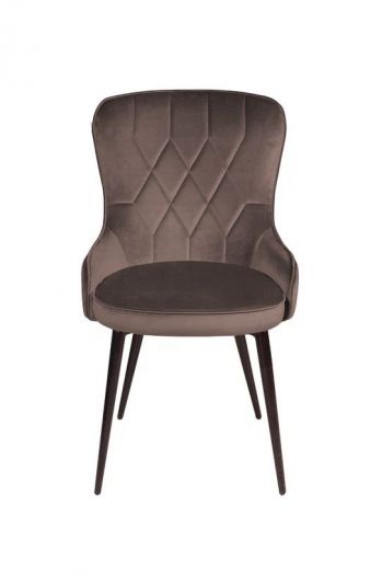 Стул Leonardo, бархат антрацит 14