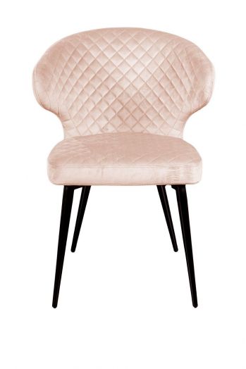 Стул Richard ромб, бархат светло-бежевый 2
