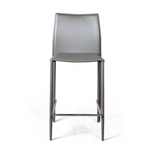 Стул полубарный Rolf, кожа тауп