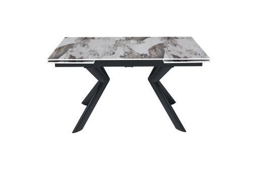 Стол раскладной Bridge (120+30+30), керамика глянцевая Pandora