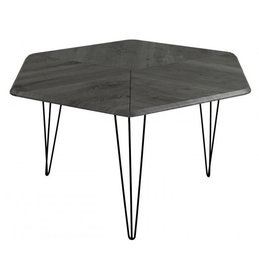 Стол журнальный BeautyStyle 23 орех гикори grey/черный