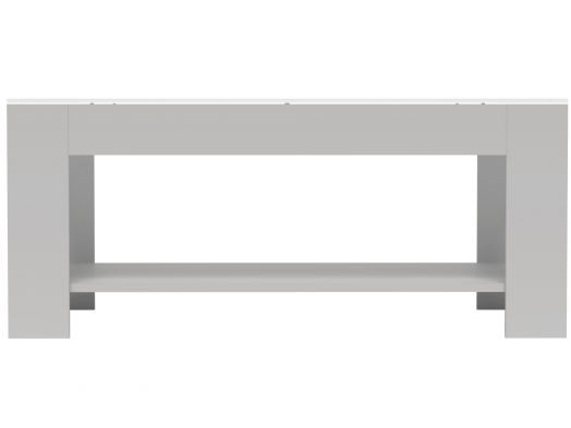 Стол журнальный BeautyStyle 26 графит светлый U708/стекло белое