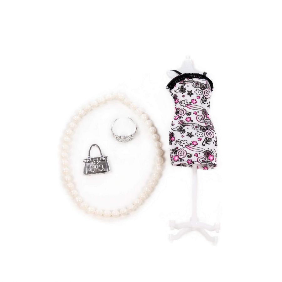 Кукла "Ксюша" (30 см) в бальном платье + аксессуары (3 элемента) (в коробке №3)