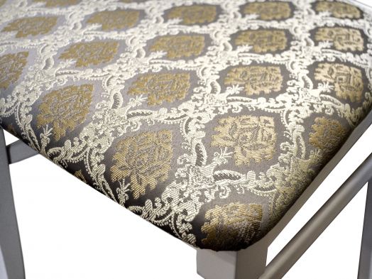 Стул Бонита белый/серебро, Маркус серебро