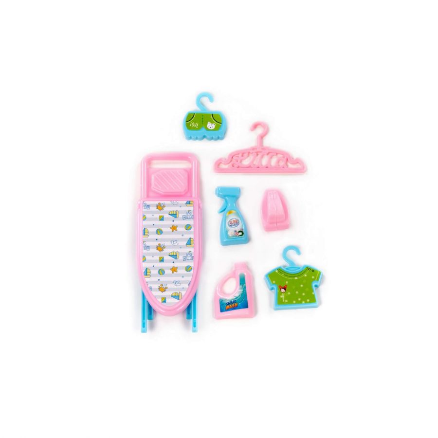 Кукла "Ксюша" (30 см) дома + аксессуары (7 элементов) (в коробке №3)