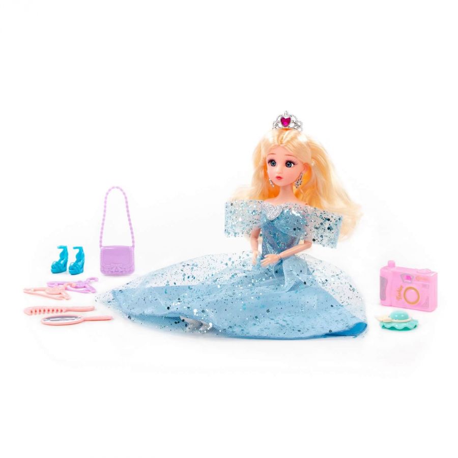 Кукла "Ксюша" (30 см) в бальном платье + аксессуары (12 элементов) (в коробке №4)