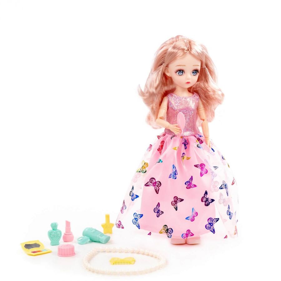 Кукла "Даша" (29 см) на вечеринке + аксессуары (10 элементов) (в коробке №2)