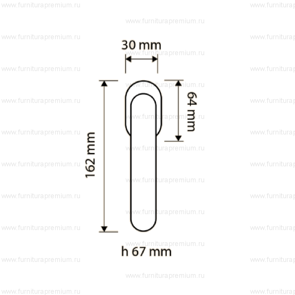 Оконная ручка Linea Cali Komfort 1455 DK