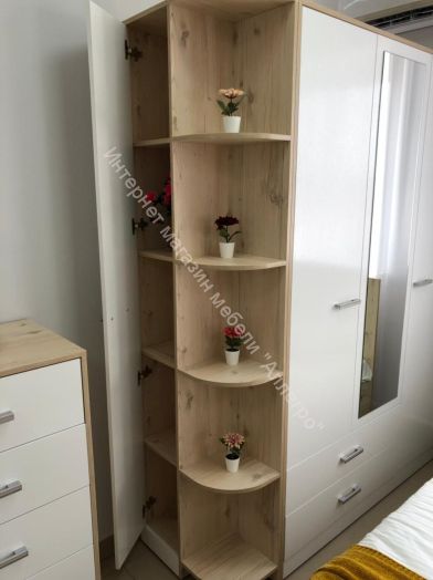 Шкаф-стеллаж "Милана" (левый)