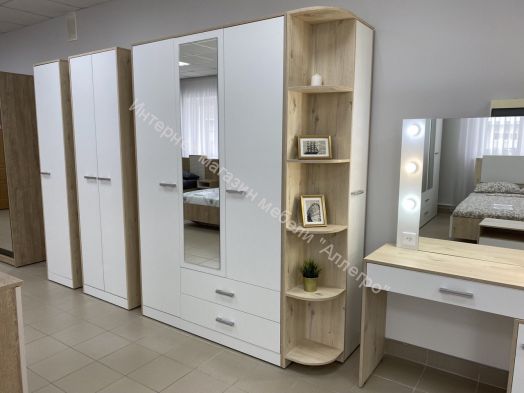 Шкаф-стеллаж "Милана" (правый)