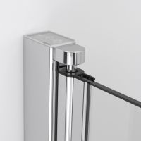 Душевой уголок Radaway Eos KDD B стеклянный цвета хром 80х90 см схема 5