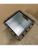 Урна парковая из дерева на металлокаркасе 100 л AVU066