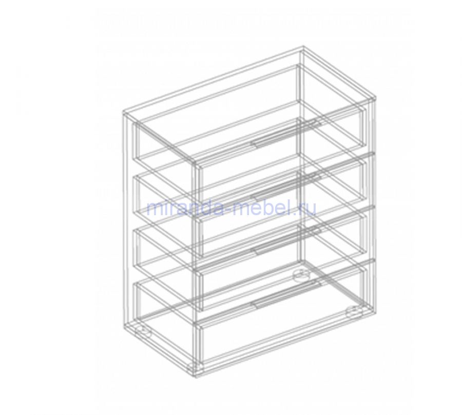 МС "Вита" Комод с 4 ящиками