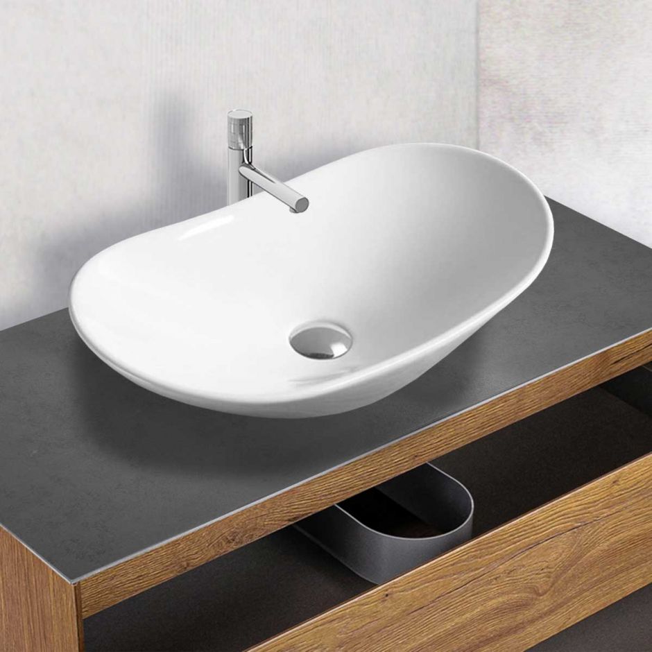 Изображение Накладная керамическая раковина Vincea VBS-508