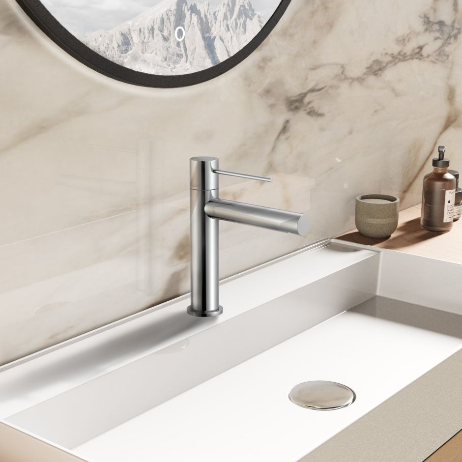 Изображение Высокий смеситель для раковины Vincea ASPIRE VBF-4AS01CH