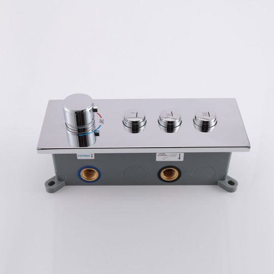 Встраиваемый трехфункциональный смеситель для душа Vincea VSCV-433TCH схема 2 Встраиваемый трехфункциональный смеситель для душа Vincea VSCV-433TCH схема 2