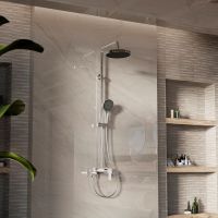 Душевая стойка с изливом Vincea VSFS-413CH схема 2