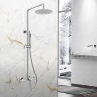 Душевая стойка с изливом Vincea VOGUE VSFS-1V1TCH схема 2 Душевая стойка с изливом Vincea VOGUE VSFS-1V1TCH схема 2