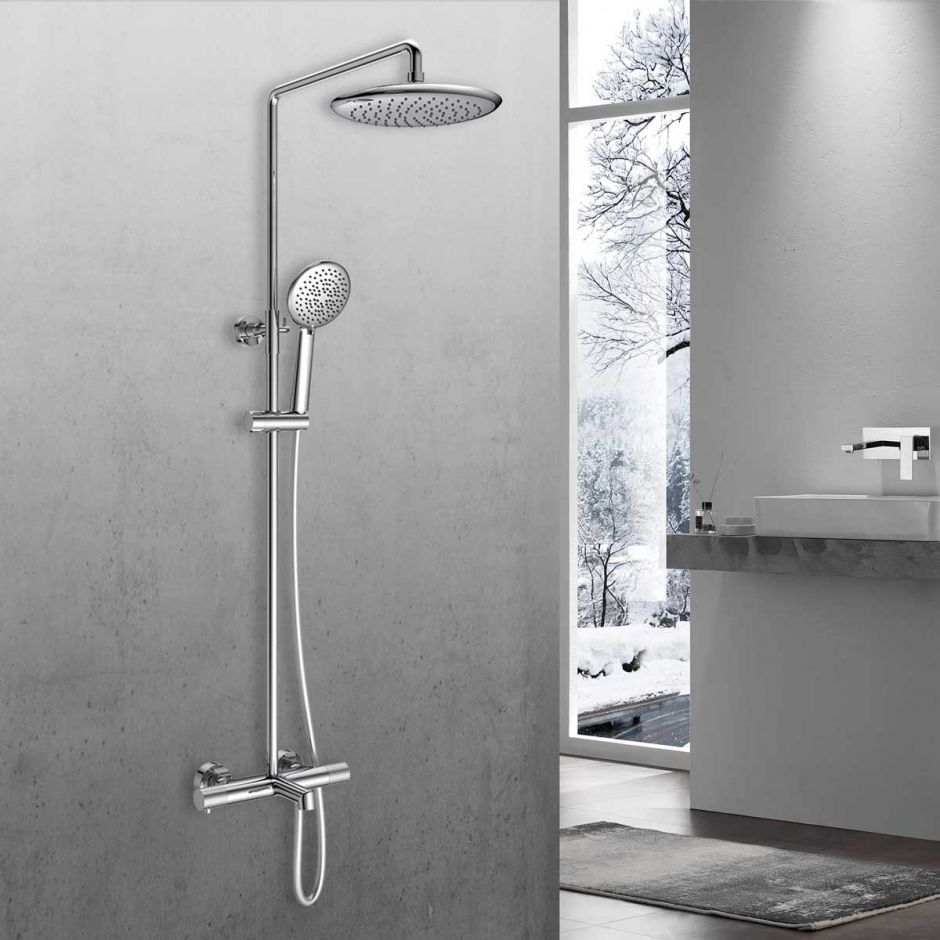 Душевая стойка с изливом Vincea DESIRE VSFS-1D1TCH ФОТО