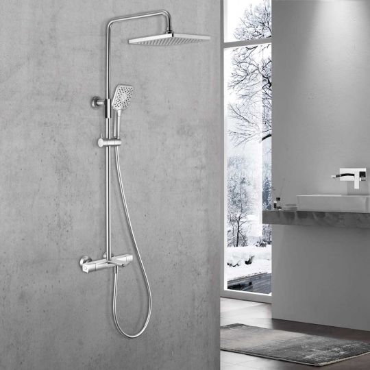 Душевая стойка с изливом Vincea NEXT VSFS-1N1TCH схема 2 Душевая стойка с изливом Vincea NEXT VSFS-1N1TCH схема 2