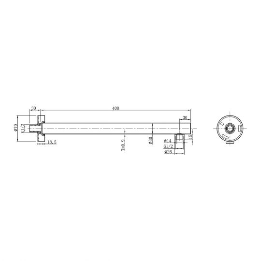 Встраиваемая душевая система Vincea INSPIRE VSFW-3I21T2RMB схема 19