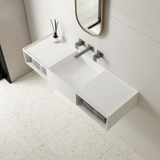 Подвесная раковина Vincea Solid Surface VWB-6S212MW схема 3