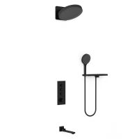 Встраиваемый трехрежимный душевой комплект с изливом Vincea VSFW-433TI3RMB схема 2 Встраиваемый трехрежимный душевой комплект с изливом Vincea VSFW-433TI3RMB схема 2