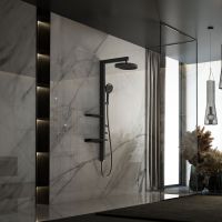 Душевая стойка с изливом Vincea INSPIRE VSFS-3I11MB схема 2