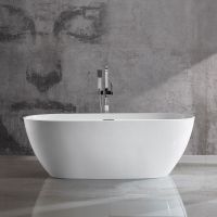 Отдельностящая акриловая ванна Vincea интегрированный перелив VBT-408-1800 схема 2