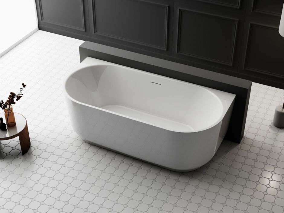 Изображение Отдельностящая акриловая ванна Vincea интегрированный перелив VBT-621