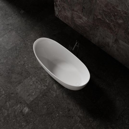 Отдельностящая ванна Vincea Solid Surface слив-перелив в комплекте VBT-6S03MW схема 4 Отдельностящая ванна Vincea Solid Surface слив-перелив в комплекте VBT-6S03MW схема 4